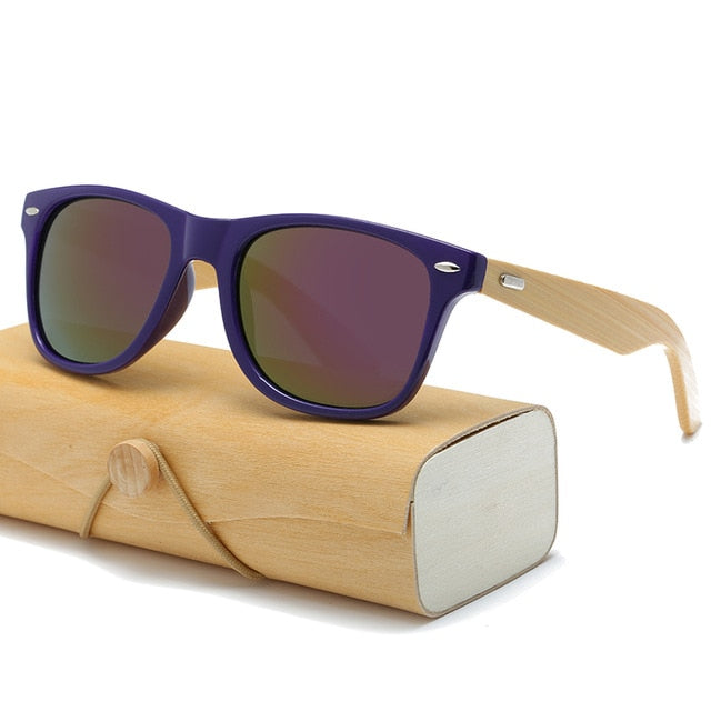 Wood Sunglasses Men women square bamboo Women