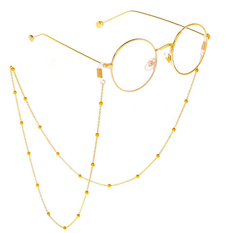 Lanyard Strap Necklace Braid Leather Eyeglass Glasses