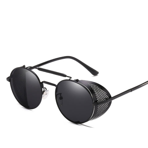 Retro Round Pink Sunglasses Women Brand Designer Sun Glasses